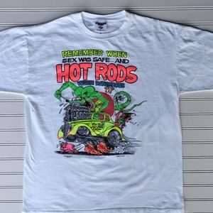 Vintage Rat Fink Ed Roth Hot Rod T Shirt